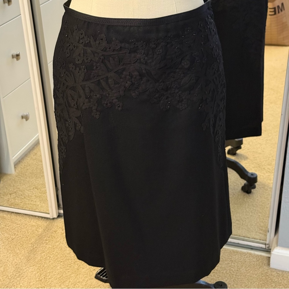 Liz Claiborne Limited Edition Black Skirt Size:  4 - Picture 3 of 10